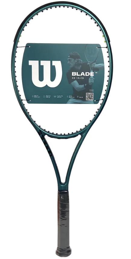 Wilson BLADE 98 16×19 V9 Wilson Blade 98 (16x19) V9 Unstrung Performance Tennis