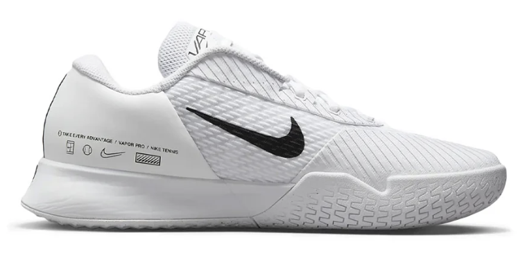 シューズ(男性用) NIKE COURT AIR ZOOM VAPOR PRO 27cm Nike Court Air Zoom Vapor Pro クレーコート用シューズ 黒