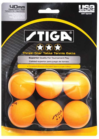 Stiga Three-Star Table Tennis Balls - TopSpin Tennis Store