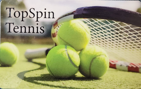 TopSpin Tennis Gift Card