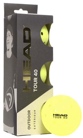 Head Tour 40 Outdoor Pickleballs