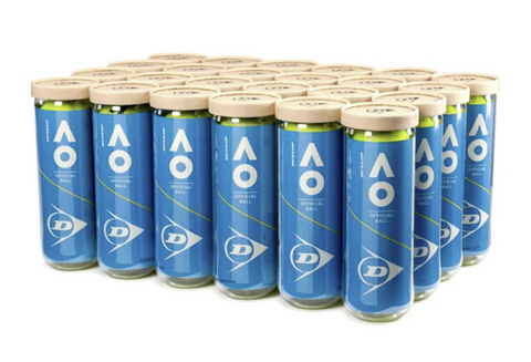 Dunlop Australian Open Tennis Ball 24 Can Case