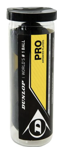 Dunlop Pro Double Yellow Dot Squash Ball