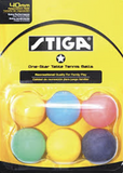 Stiga 1 Star Multicolor Table Tennis Ball