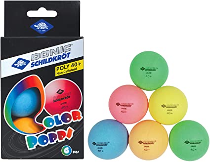 Donic Schildkrot Table Tennis Colour Popps Ball