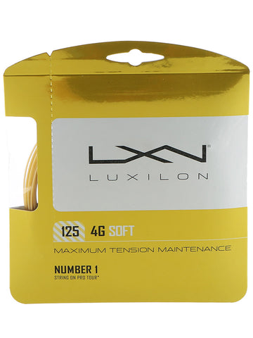 Luxilon 125 4G Soft String Set - TopSpin Tennis Store
