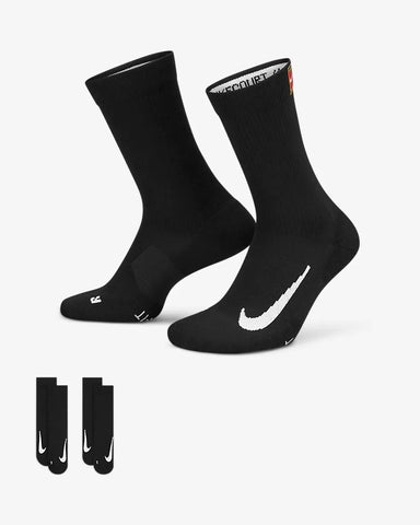 Nike crew socks 2025 black and white